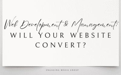 Web Development & Management: Will Your Website Convert?